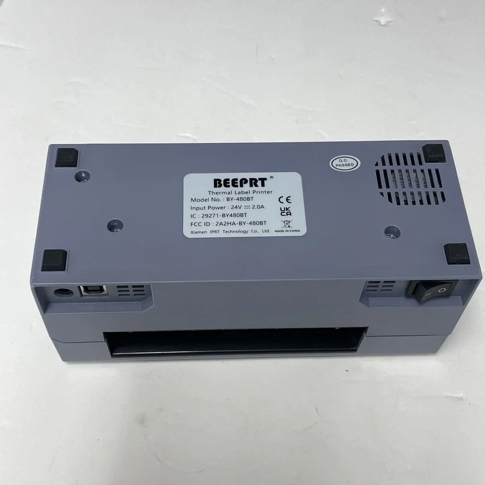Beeprt Wireless Bluetooth Thermal Shipping Label Printer‎ BY-480BT